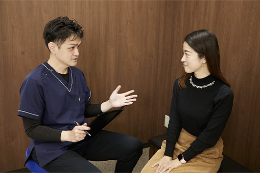 問診の様子