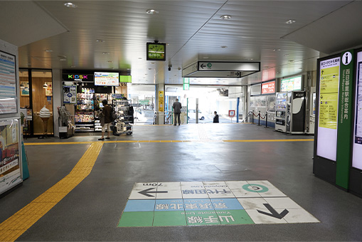 JR「西日暮里駅」からの道順