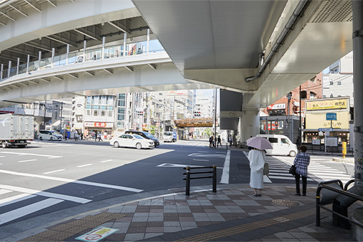 JR「西日暮里駅」からの道順