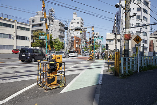 JR「西日暮里駅」からの道順